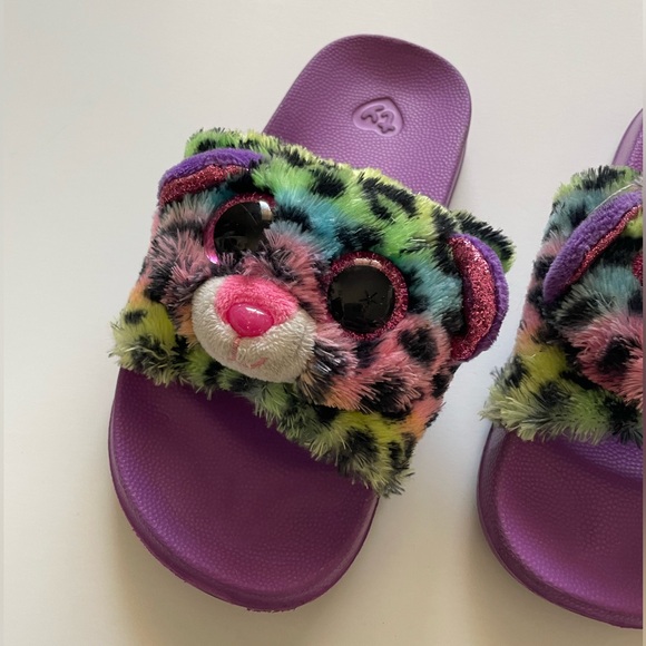 Kids girl TY plush animal sandals - Picture 2 of 12